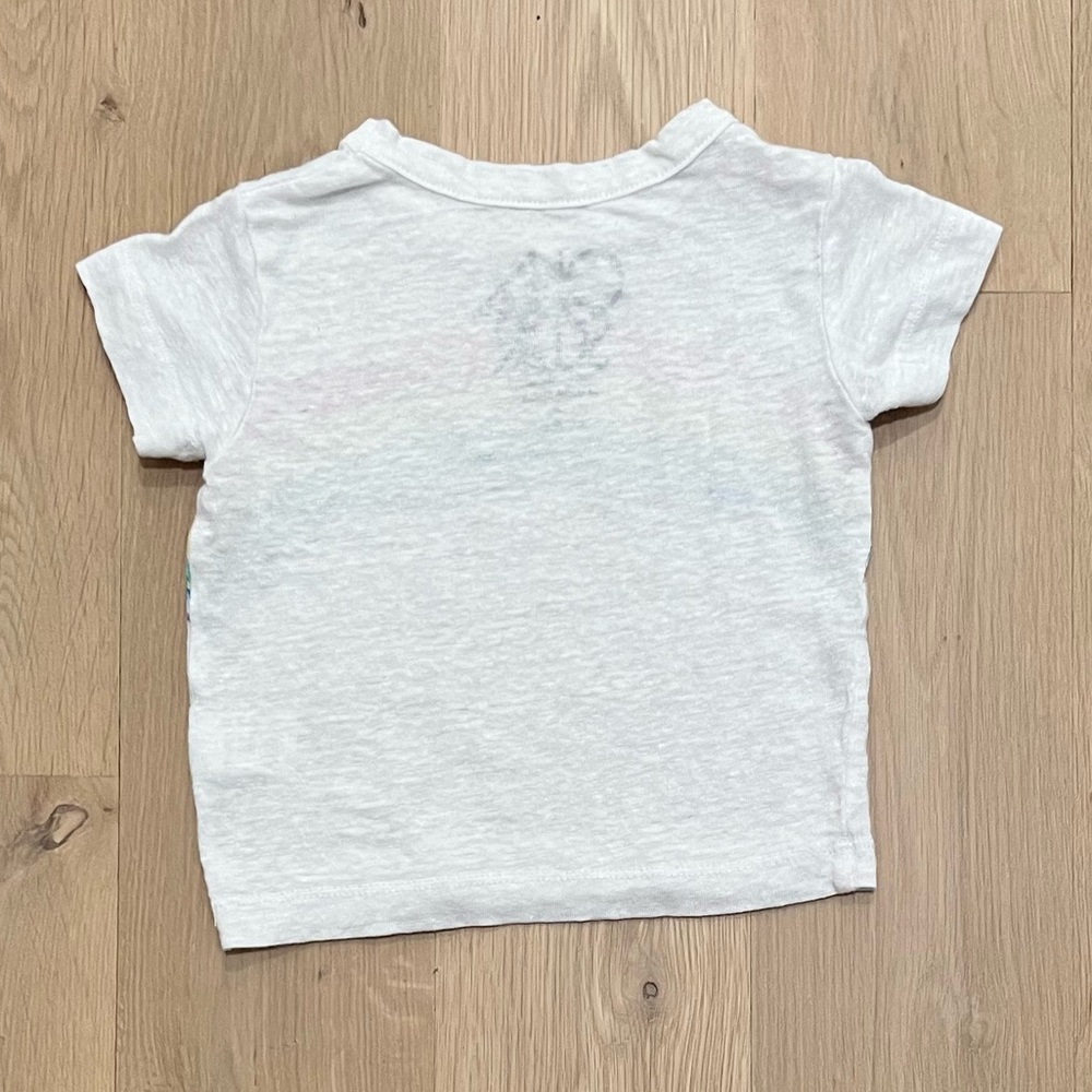 Chaser Rainbow Daze Linen Short Sleeve Tee Shirt Little Girls Toddler T-Shirt 2T - Picture 6 of 11